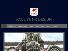 Tablet Screenshot of paulfunkdesign.com